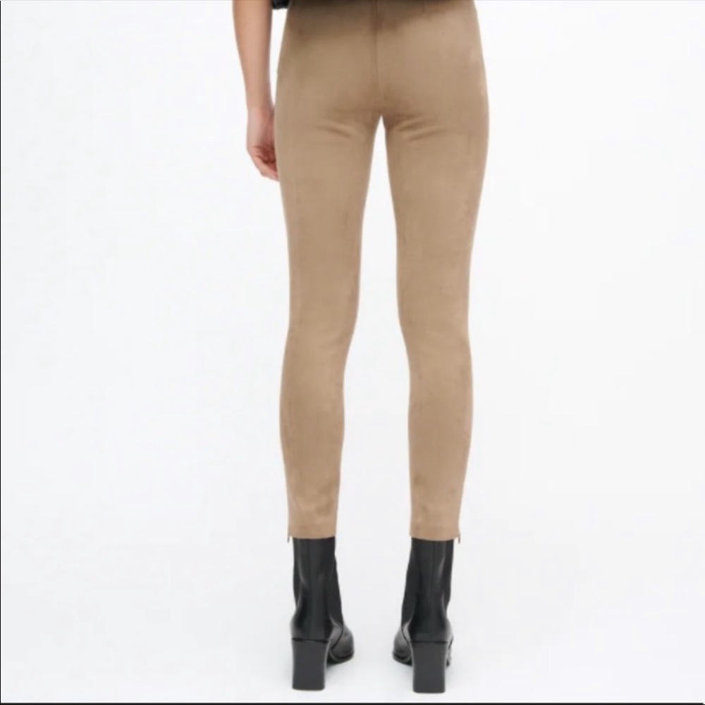 Zara Faux Suede Leggings - Picture 2 of 16